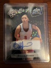 2024 Leaf Metal Women of Sport Bella Hines Her Story Black Pulsar Auto 1/1