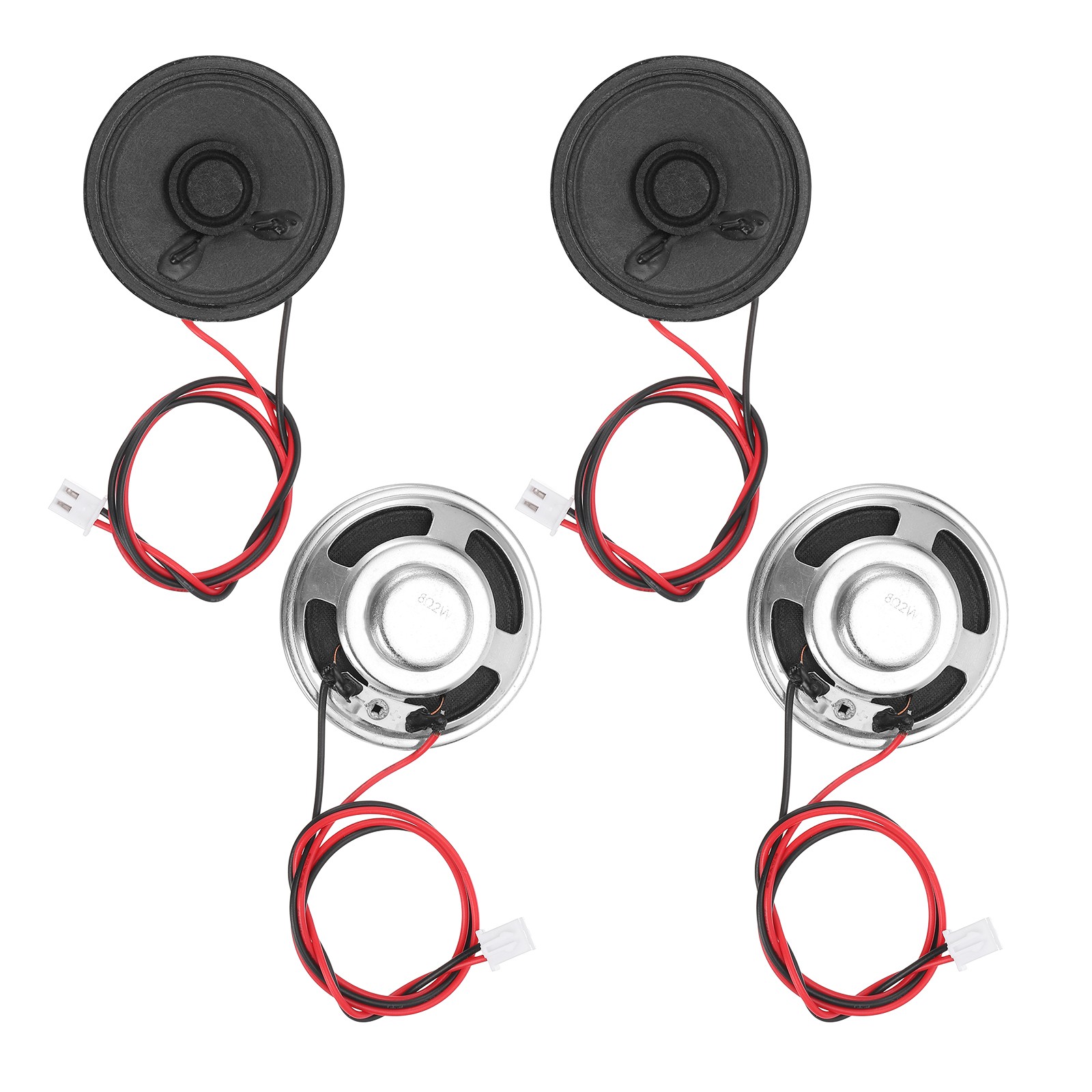 4pcs Internal Magnet Speaker 2W 8 Ohm 1.25mm Round Loudspeak