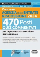 Concorso Agenzia delle Entrate Riscossione 2024 (Quiz commentati, Simone 2024)