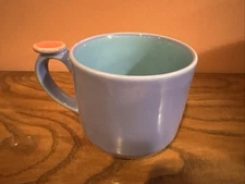Vintage Lindt-Stymeist Colorways Thumbprint Mug Blue EC