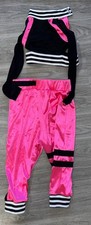 Pink Black Hip Hop Dance Costume Size MC Revolution Dancewear Street Style