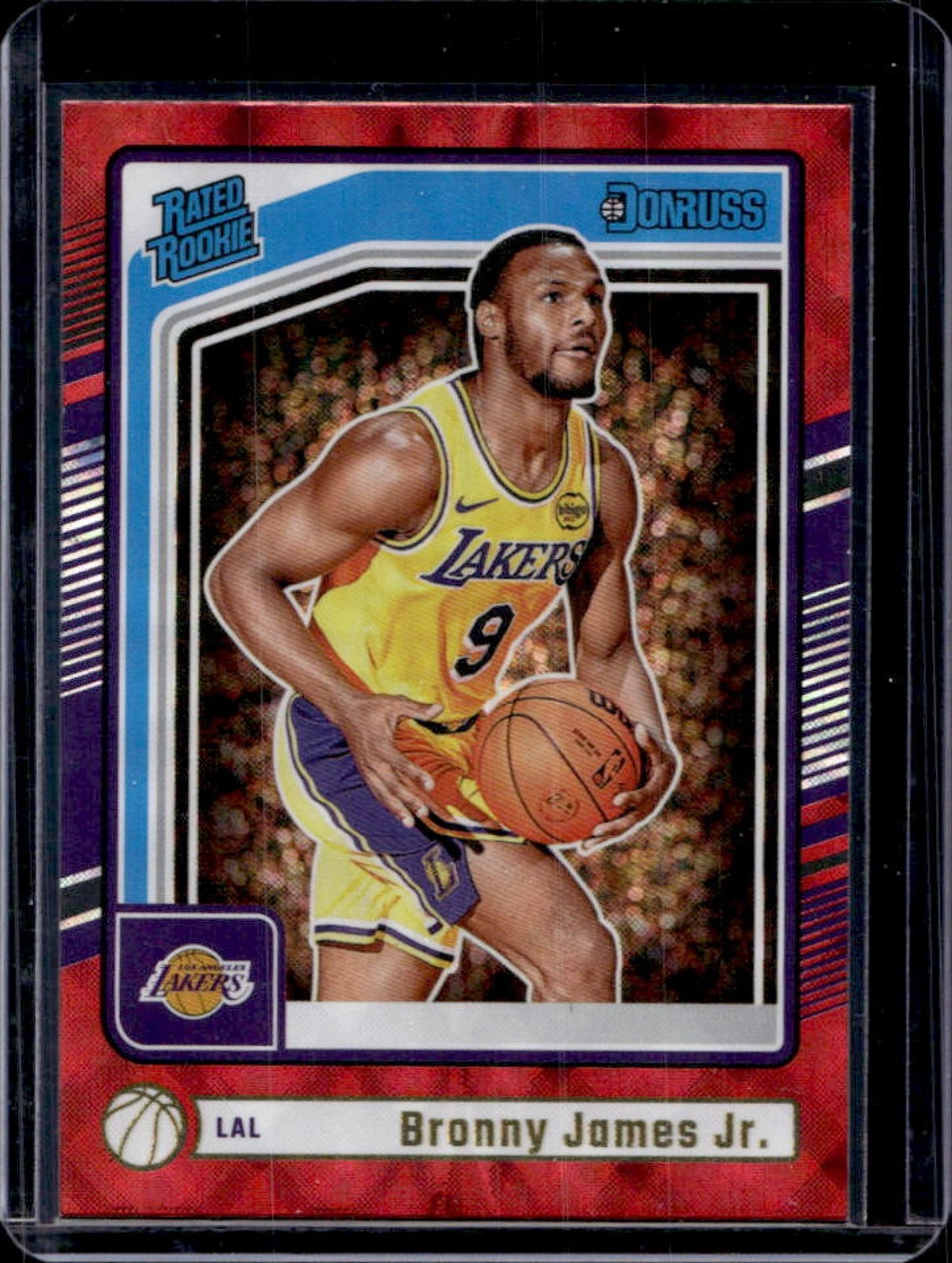 2024-25 Donruss Bronny James Jr. International Rated Rookie #243 Lakers