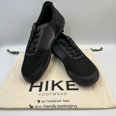 Hike HF Stride Sneaker Barefoot Black White Lace Up 3 Sizes  display picture 3