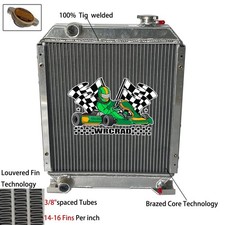 Radiator Fit Ford New Holland &case Ih Tractor Tc25 Tc25d Tc29 86402723 86519895