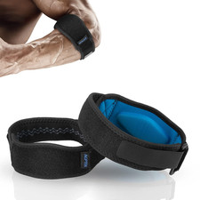 AGPTEK Tennis Elbow Support Strap, 2 Pack Golfers Elbow Support Brace for Men &