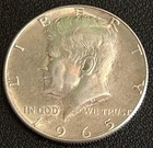 1965 Kennedy Half Dollar. 40% Silver. Free Shipping!