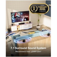 Smart TV Sound Bar with 4 Surround Speakers
