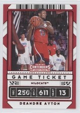 2020 Panini Contenders Draft Picks Variation Game Ticket Red DeAndre Ayton 4l3