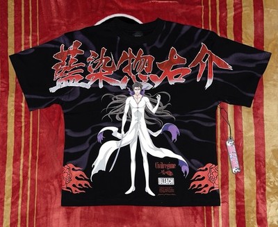 Civil Regime X Bleach AIZEN'S CHAOS 199X Oversized Tee Small Black New