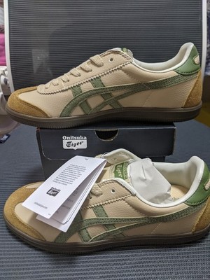 Onitsuka Tiger Tokuten Beige Green Brown Sneakers Shoes US 5 Women EU 38 New Box