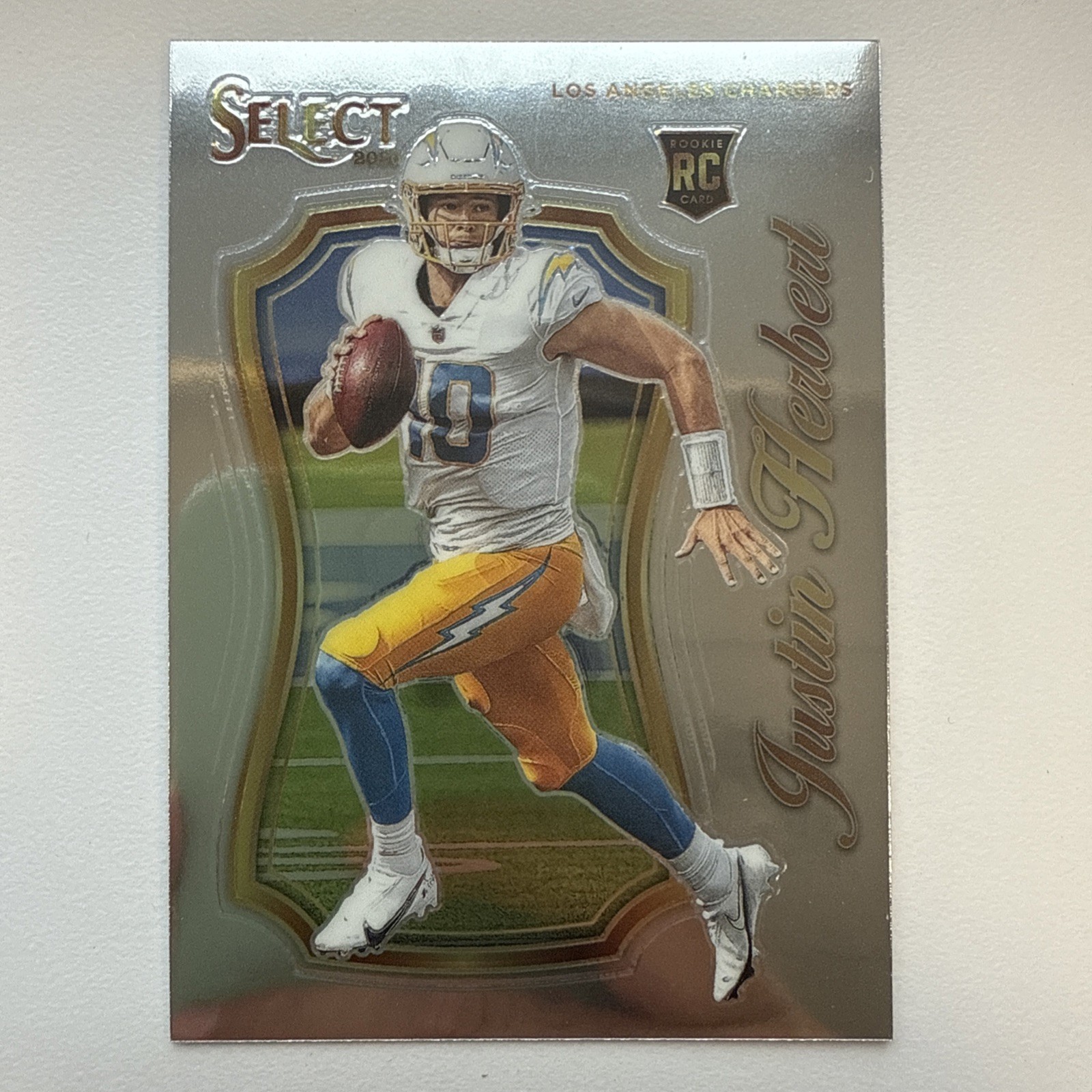 2020 Panini Select - Select Certified Rookies Justin Herbert #SCR-4 (RC)