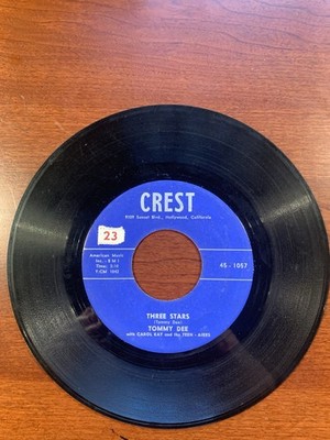 Tommy Dee Carol Kay Three Stars / I'll Never Change 7'' (45 RPM) Crest 1057