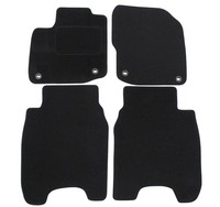 Velour FußMatten Autotepiche FüR Honda Civic 2012-2016 4-Tlg
