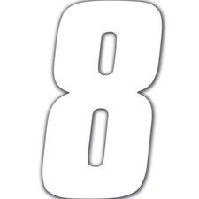 Factory Effex 02-4468 Fx 2015 Numbers Standard 6" White 8