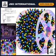500 LED Christmas String Lights 164FT, Waterproof Green Wire, 8 Modes, Multi-Col