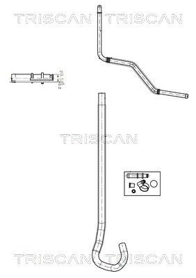 Triscan Hydraulikschlauch, Lenkung 8516 16033 FüR Ford-image