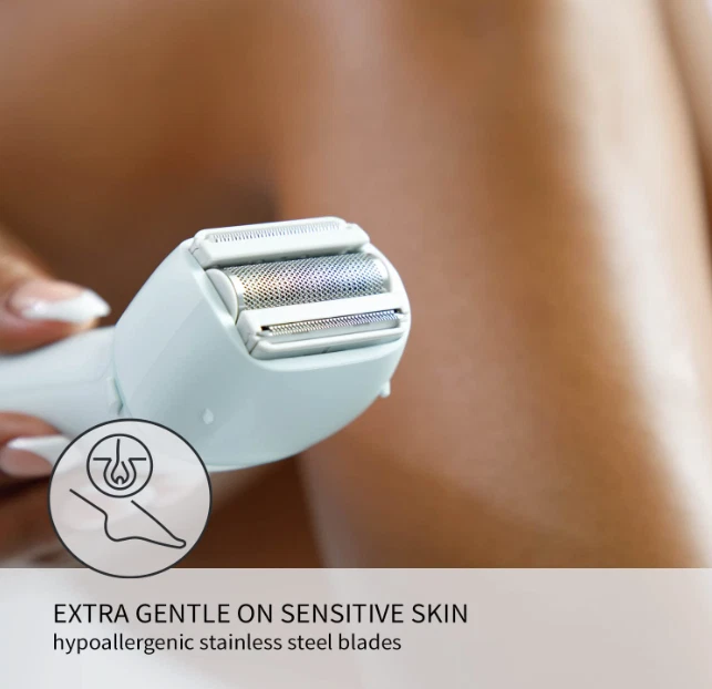 Panasonic Electric Shaver for Women, Cordless 4-Blade Shaver, Bikini attachment - Image 4 of 4