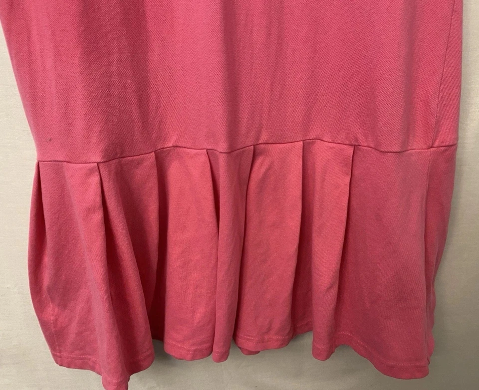 Vestido de tenis para mujer US Polo Association, rosa intenso, talla L Foto 4 de 4