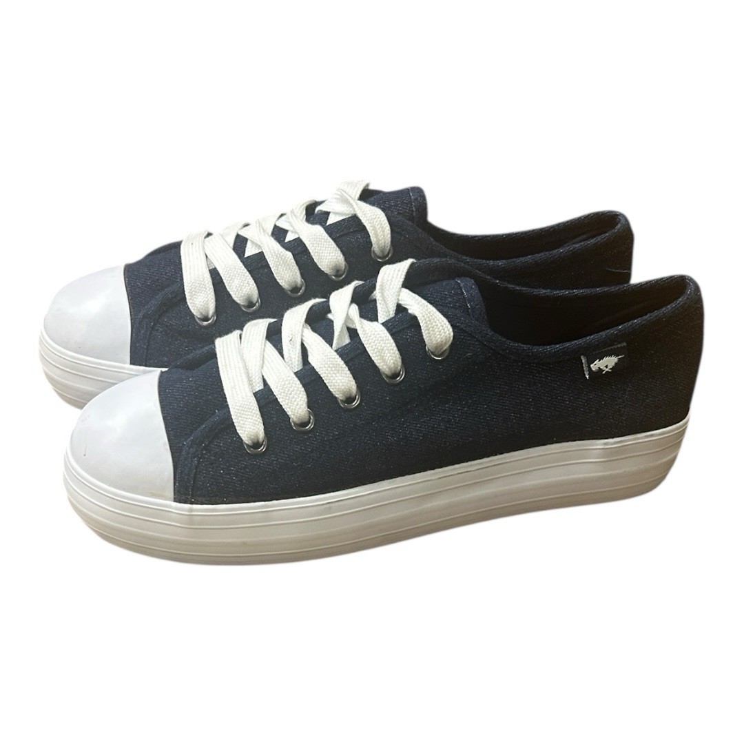 SAOLA Sneakers donna Rocket Dog platform taglia 8 5 blu navy denim suola bianca nuove