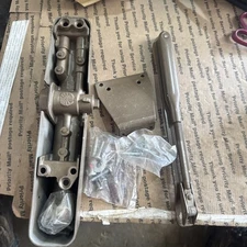 Dorma Door Closer Brass Finish Model 7600 PA Made in USA New Old Stock