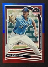 2024 Panini Stars and Stripes - (Kruz Schoolcraft) America Parallel (13/13)