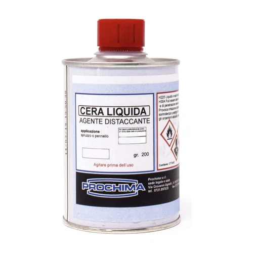 Prochima Cera Sintetica Liquida Colore Bianco Opaco Distaccante Ideato Appo