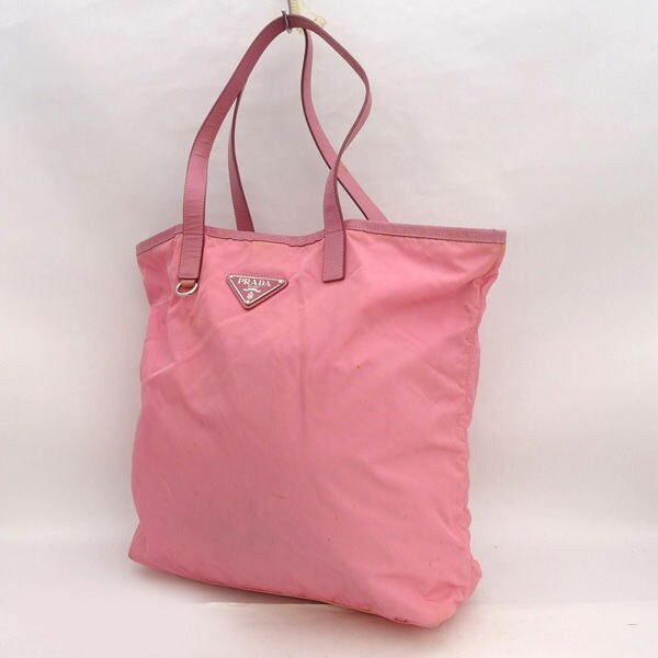 Prada / Tote Handbag Semi-Shoulder Tesute Pink Bag/Bag/Bag/Bag Br