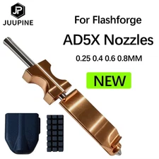 For FlashForge AD5X Nozzles Hardened Adverturer Extruder Hotend 3D Printer Parts