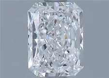 Cert. GIA 1.01 CT Radiant Cut Natural Mined Diamond Loose E color VS2 clarity