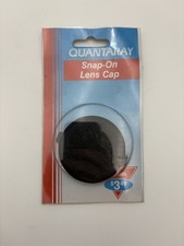 Quantaray 55mm Front Lens Snap On Cap Vintage Model Storage Case New Old Stock