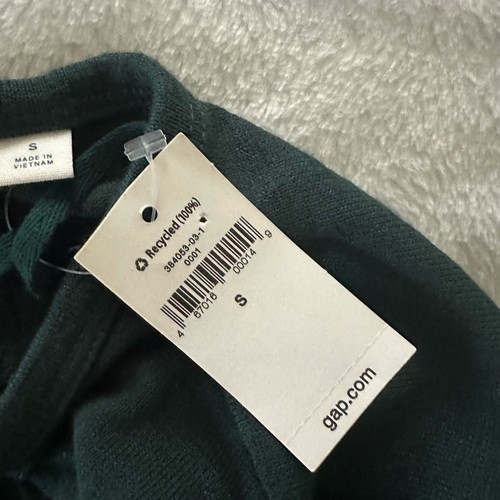 GAP Womens Dress Small Green Knit Long Sleeve Shift Casual Fall Minimalist - Picture 2 of 12