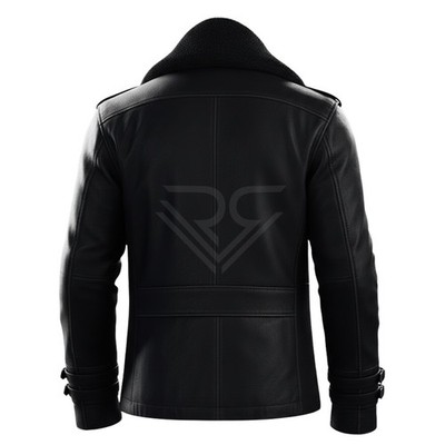 Residents Evil 9 Requiem Leon Kennedy Black Real Leather Cosplay
