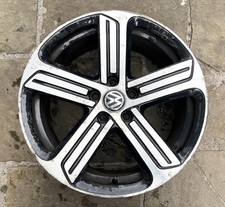 GENUINE R 18 INCH CADIZ ALLOY WHEEL MK7 MK7.5 5G0601025BK 7.5J VOLKSWAGEN