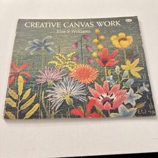 Creative Canvas Work By Elsa S. Williams Paperback 1971 X8