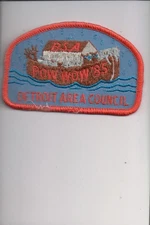 1985 Detroit Area Council Pow Wow patch