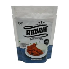 Wolfe’s Wings All Natural Ranch Mix - Dips, Salads, Wings, Makes 2.2 Gallons