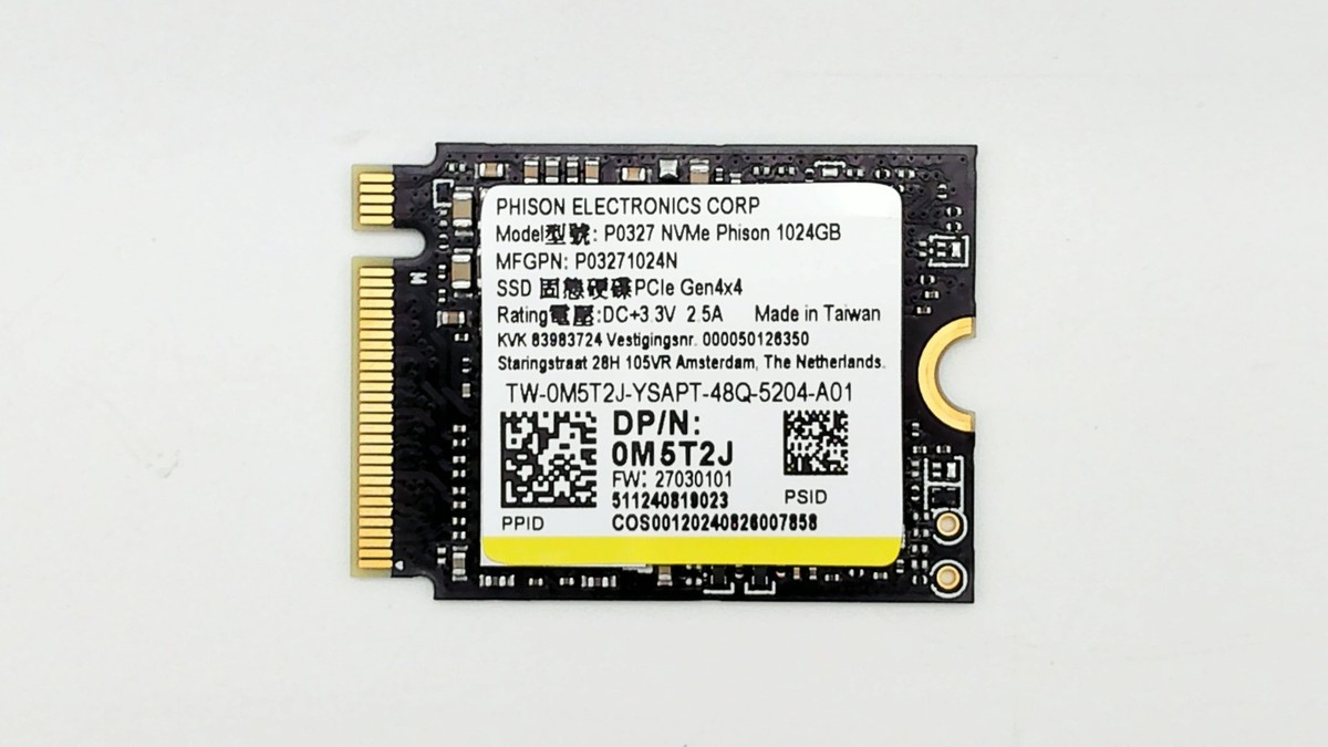 【動作OK】P0221 NVMe Phison 1024GB ssb 1TB PHISON - 512GB - M.2 2230 PCIe Gen4 x4 NVMe SSD - P0221 | eBay