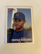 2021 Bowman Heritage - Prospects Image Swap Variation Cristian Hernandez #209...
