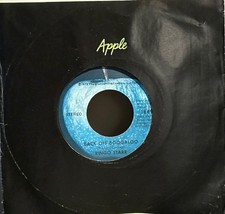 RINGO STARR- BACK OFF BOOGALOO- 45 RARE BLUE APPLE LABEL USA- JACKSONVILLE - EX