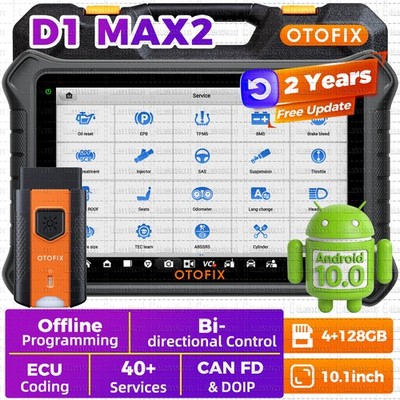 2026 Newest OTOFIX D1 Max2 Full System Diagnostics Scanner 2-Years Free Update