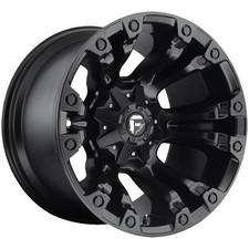 Fuel D560 Vapor 17x9 5x4.55x5 1mm Matte Black Wheel Rim 17 Inch
