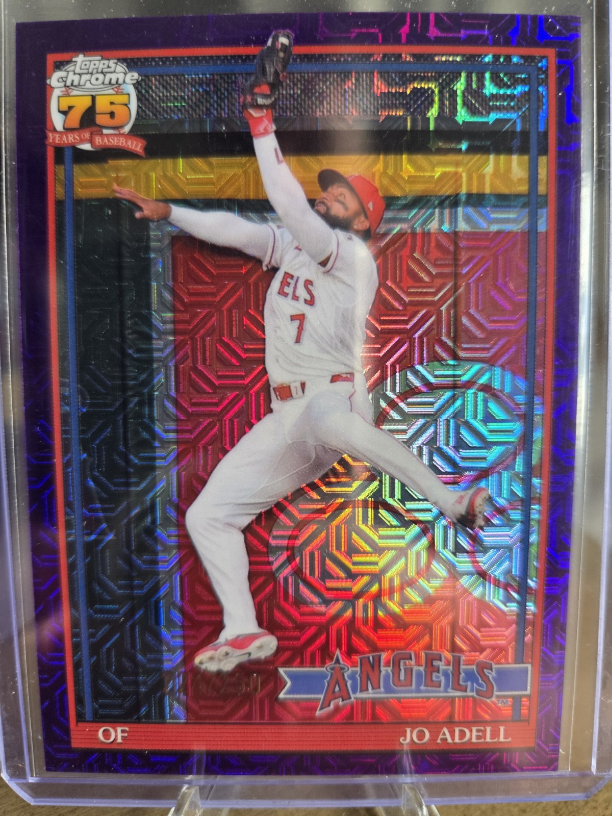 2026 Topps Update Baseball Jo Adell  Purple Parallel Mojo /250 U91C-52