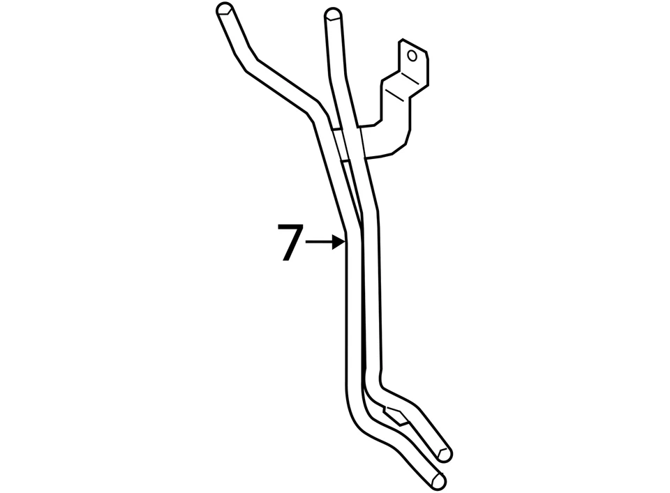 Tubo de refrigerante inferior del motor Audi S5 2016-2020 06E121083G Foto 4 de 4