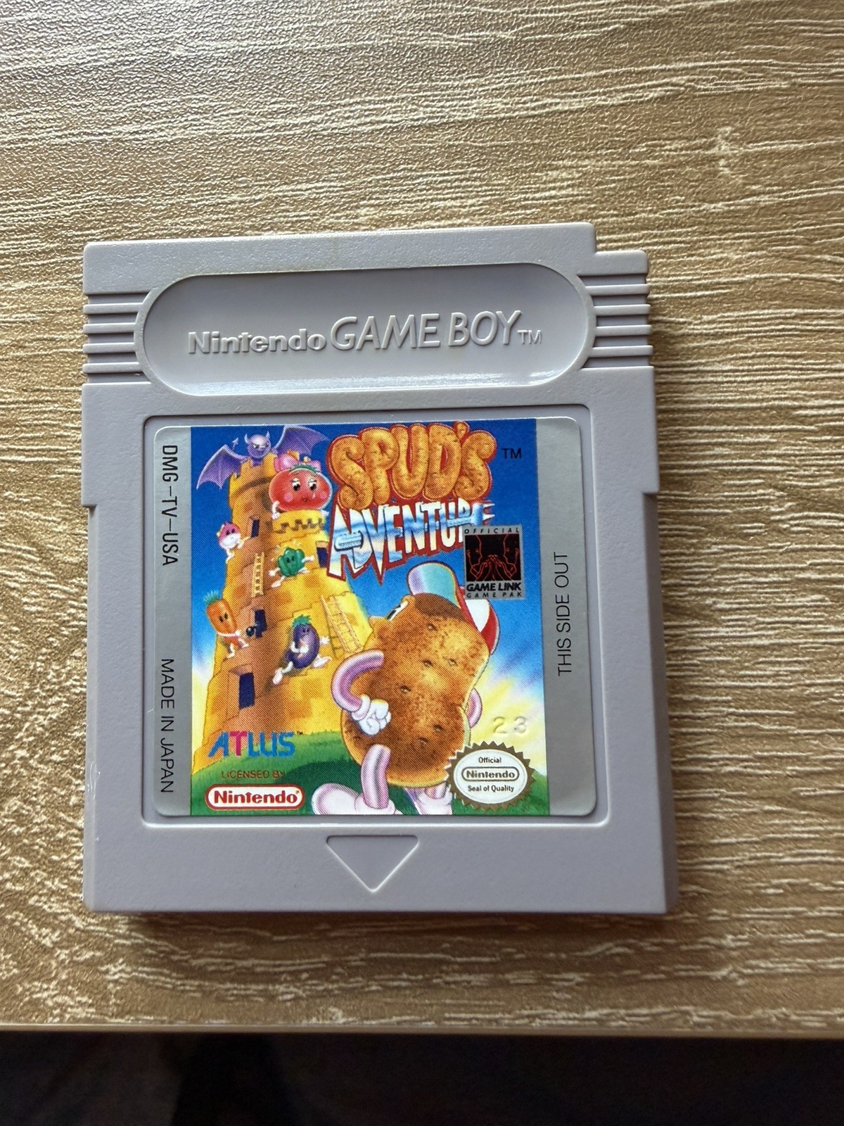 Spud's Adventure Cartridge Only Authentic Nintendo Game Boy DMG USA 1991 Atlus