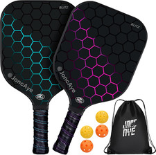 Pickleball Paddles Set of 4 or 2, USAPA Approved Fiberglass Rackets with Outdoor