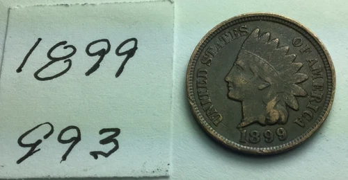 1899 Indian Head Penny; GOOD condition #993