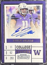 2017 Panini Contenders Draft Picks Elijah Qualls AU #236 Huskies