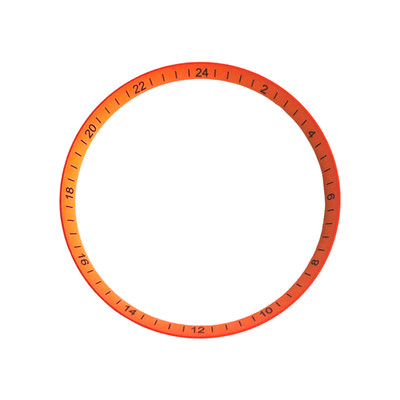 SKX007/SRPD Chapter Ring - GMT - Orange/Black - CT292
