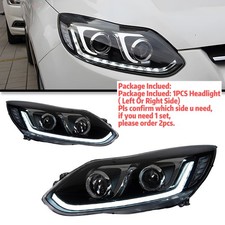 Drl Dynamic Sequence Turn Signal For Ford Focus 3 2012-2014 Single Led Headlight