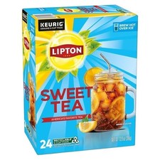 Lipton Iced Tea K-Cups Southern Sweet Black Tea 24 K-Cup Pods